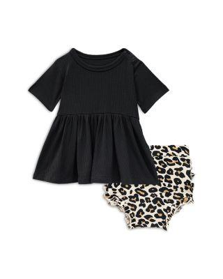 Girls' Short Sleeve Peplum Top and Printed Bloomers - Baby by POSH PEANUT