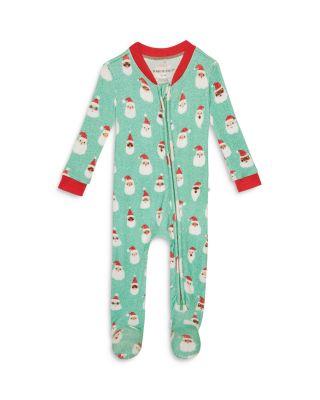 Unisex Santa Medley Full Zip Coverall Pajamas - Baby by POSH PEANUT