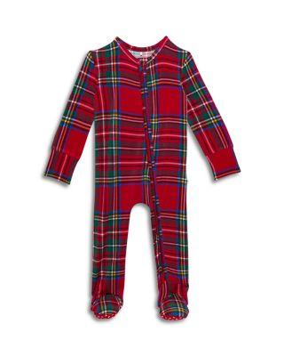 Unisex Tartan Plaid Zip Footie - Baby by POSH PEANUT