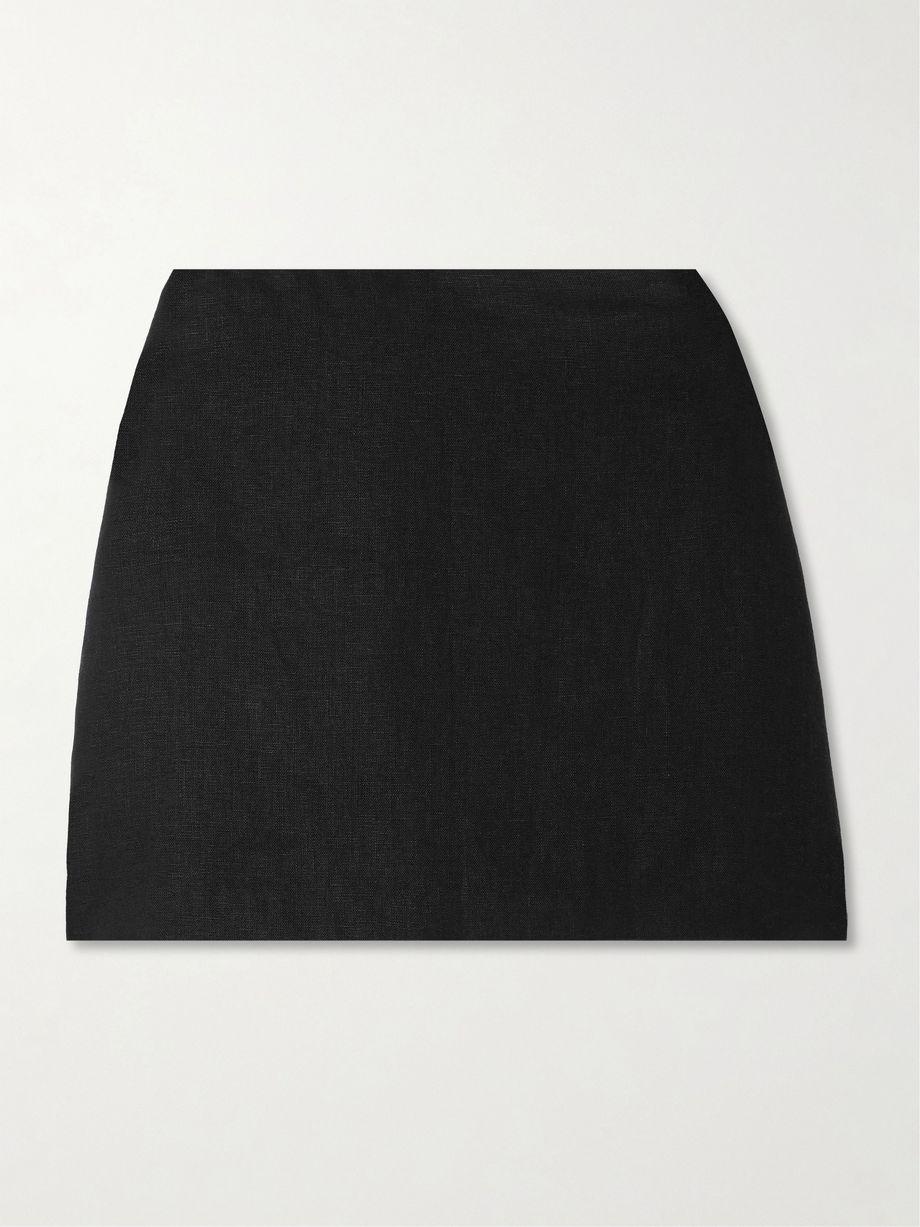 Alice linen mini skirt by POSSE