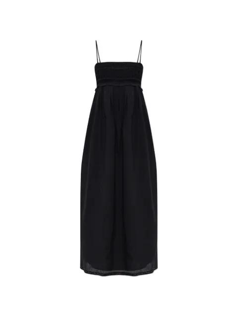 Danielle embroidered ruffled cotton midi dress by POSSE