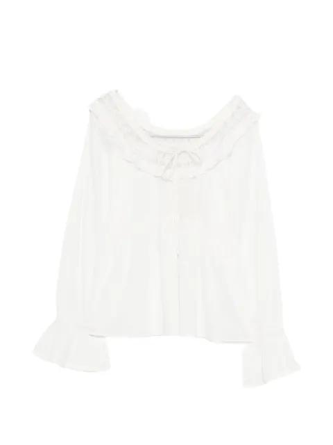 Danielle lace-trim blouse by POSSE