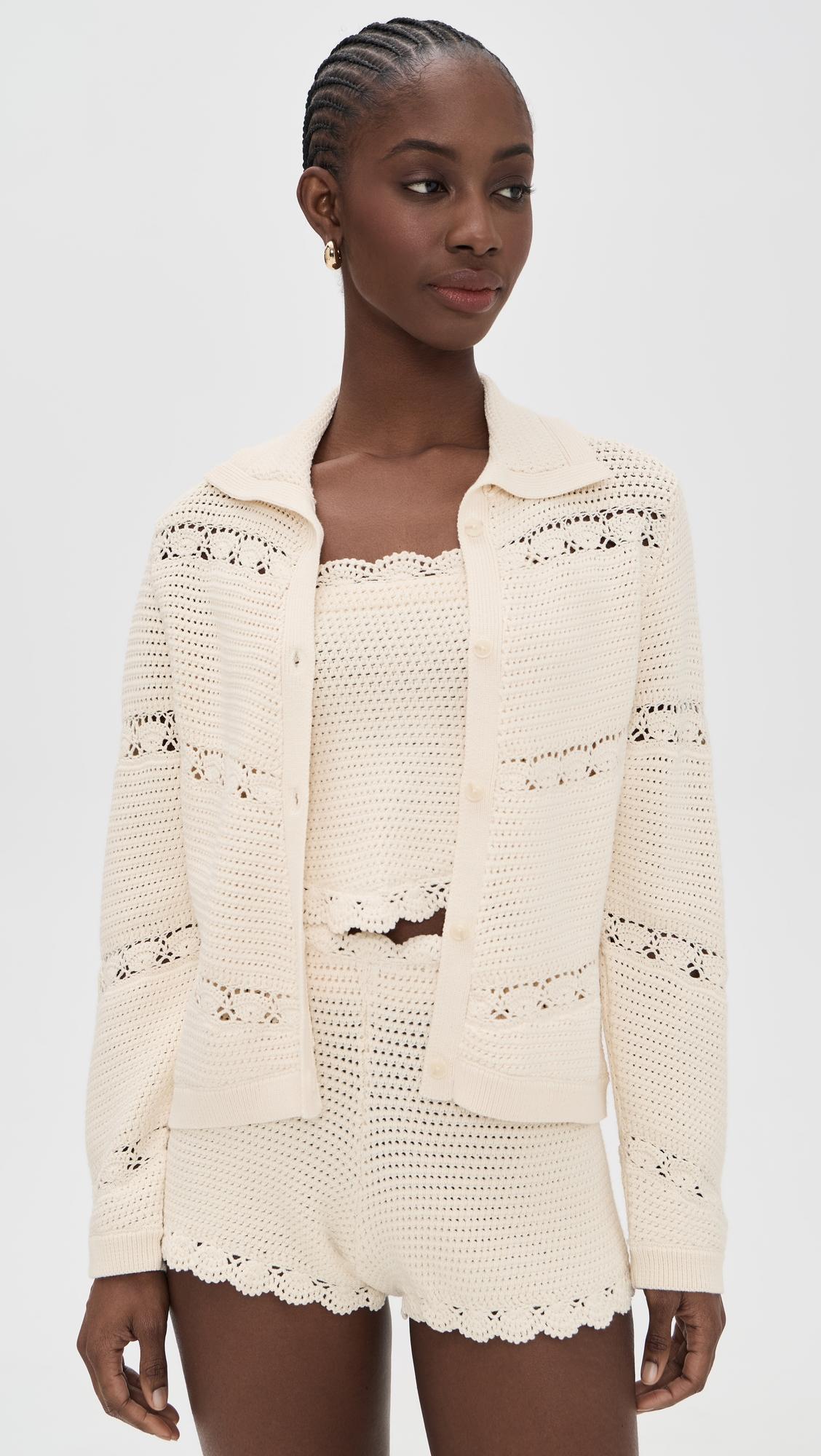 Dylan Crochet Cardigan by POSSE