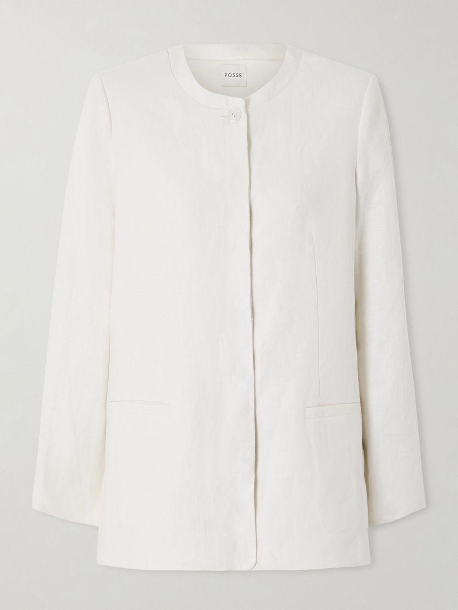 Edie linen blazer by POSSE