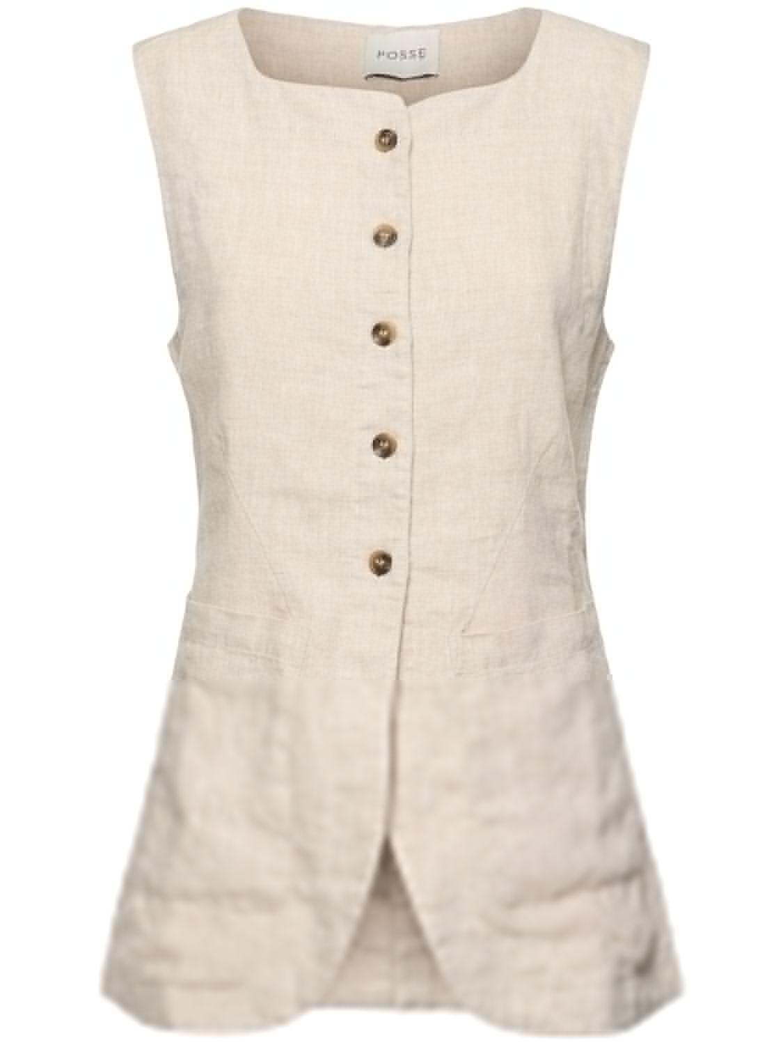 Emma Linen Vest by POSSE