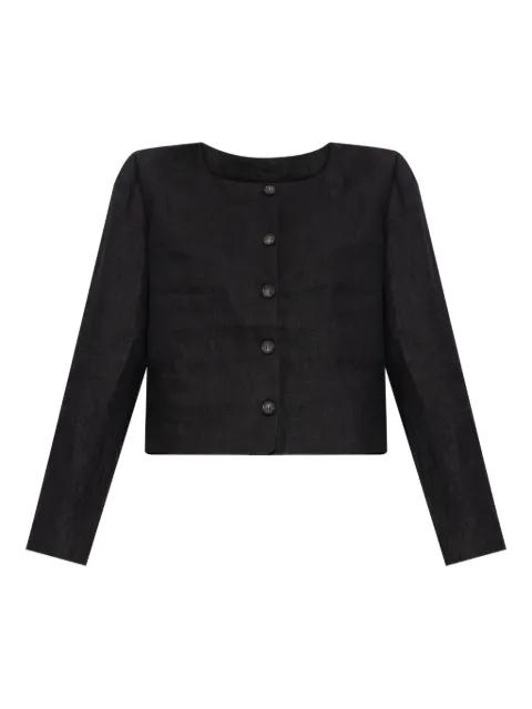Emma button-front linen jacket by POSSE