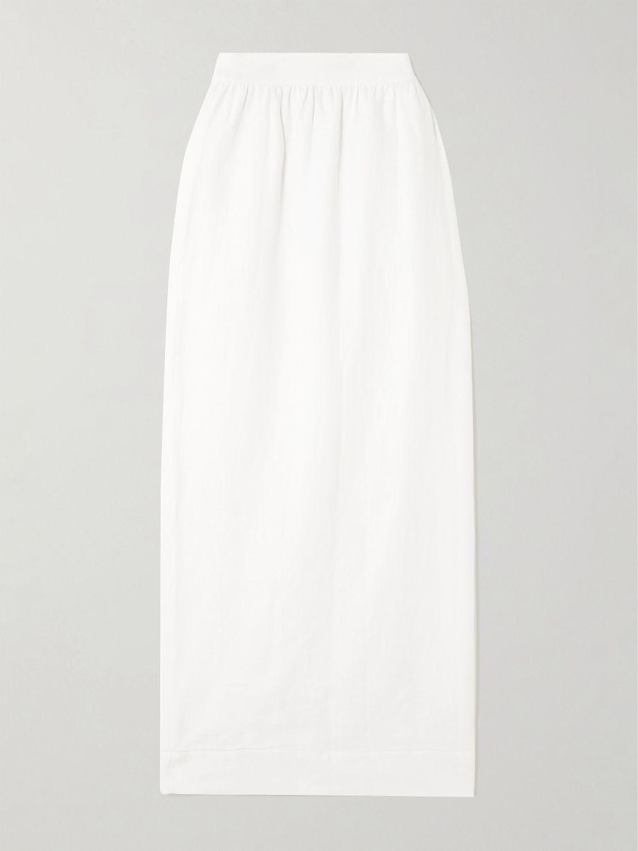 Emma linen midi skirt by POSSE