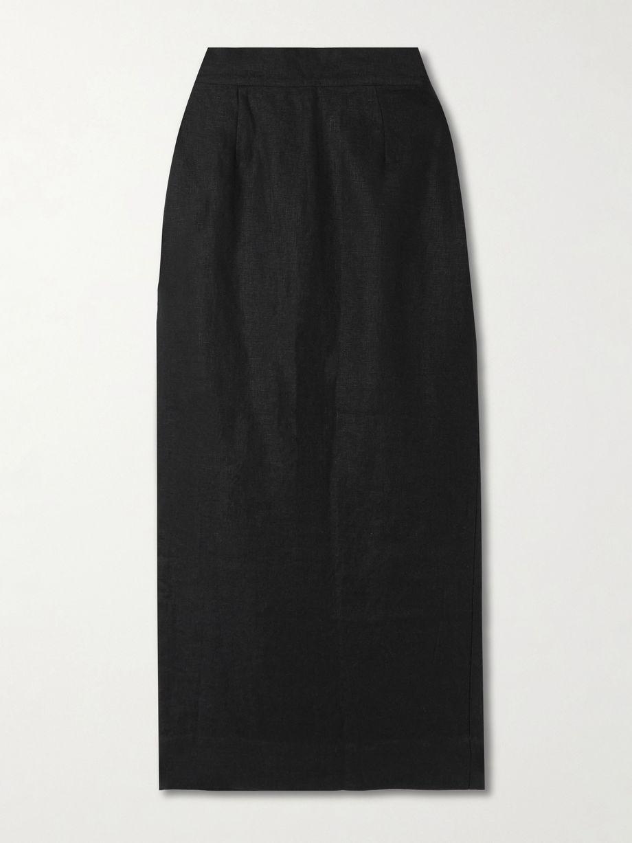 Emma linen midi skirt by POSSE