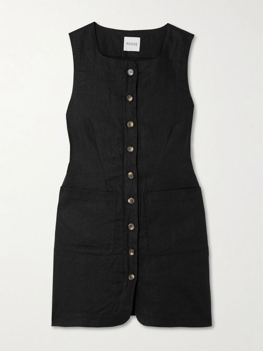 Emma linen mini dress by POSSE