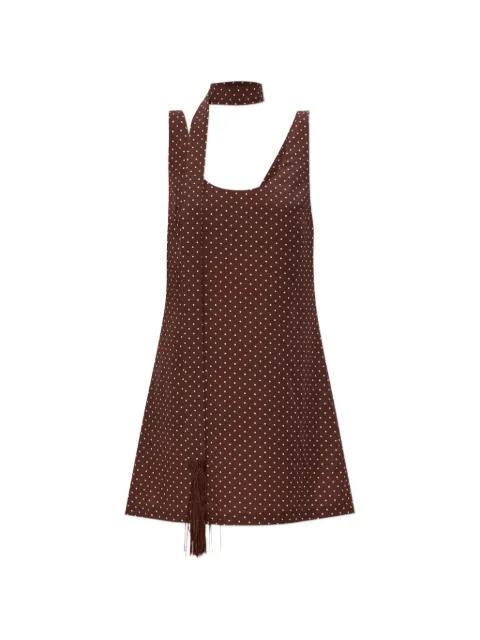 Evie polka-dot mini dress by POSSE
