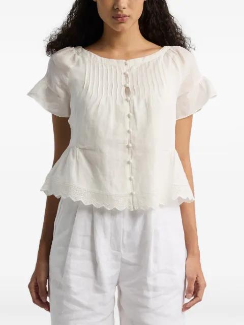 Grace pleated blouse by POSSE