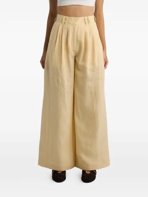 Parker pleated palazzo pants by POSSE
