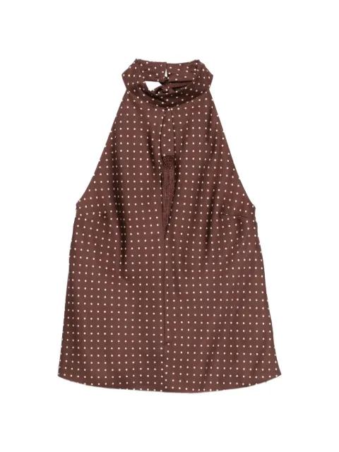 Phoebe polka-dot top by POSSE