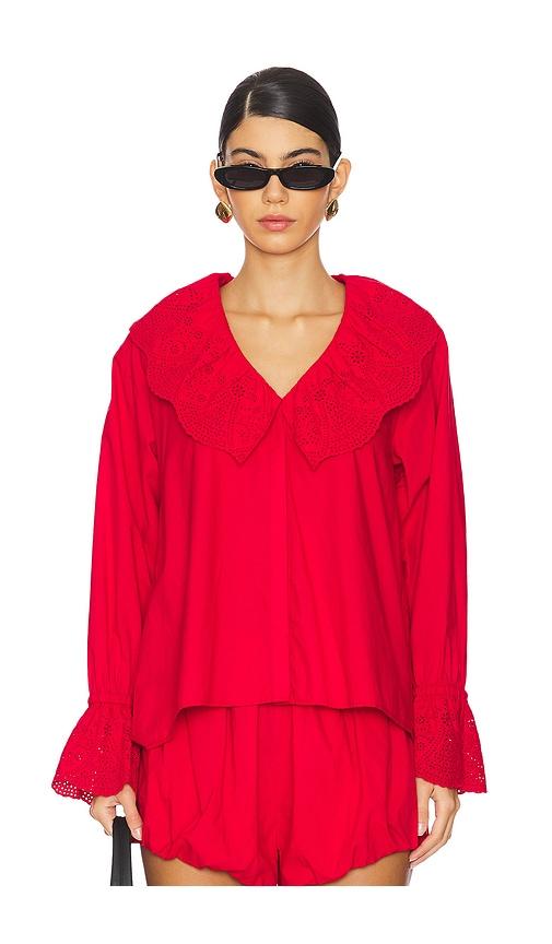 Posse Beryl Top in Red by POSSE