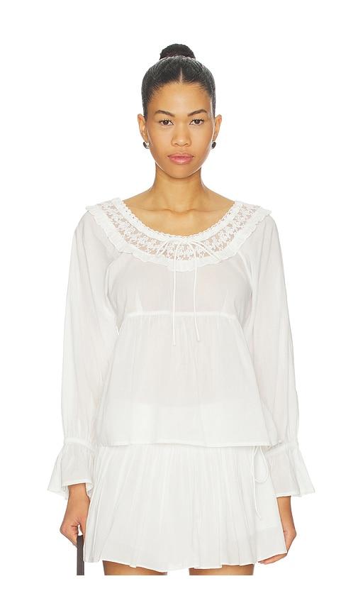 Posse Danielle Blouse in White by POSSE