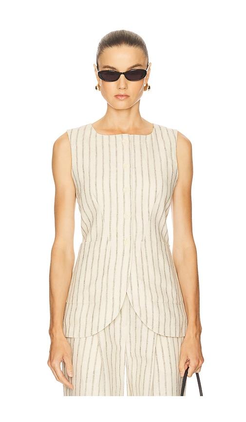 Posse Emma Vest in Cream by POSSE