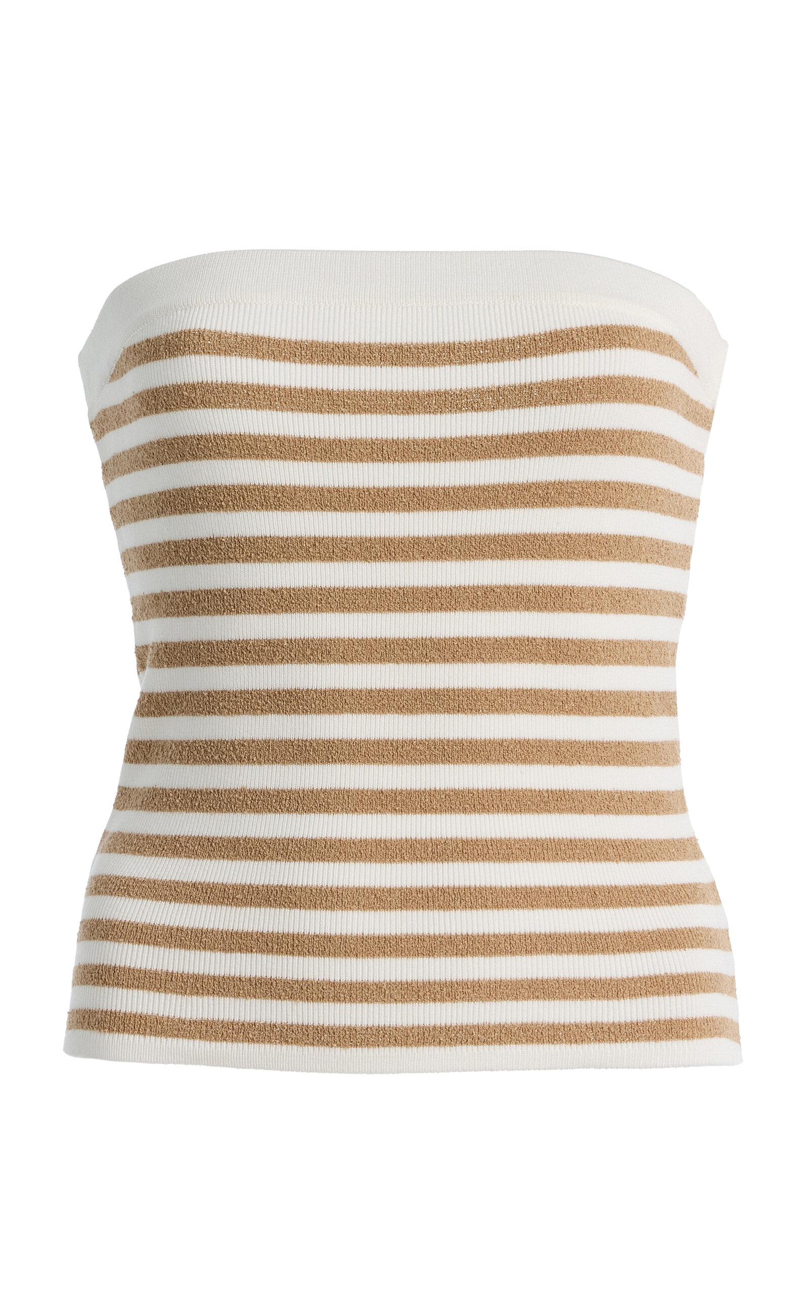 Posse Exclusive Aritraplesstriped Knit Top - Moda Operandi by POSSE