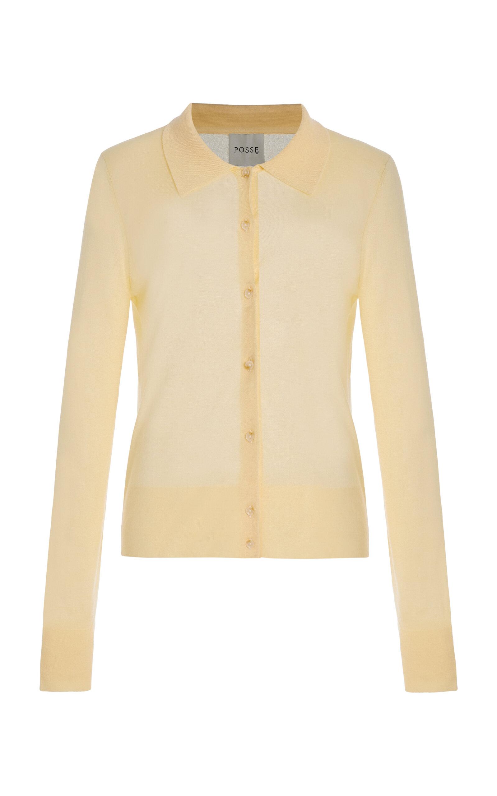 Posse - Exclusive Cooper Knit Cardigan - Yellow - -oda Operandi by POSSE