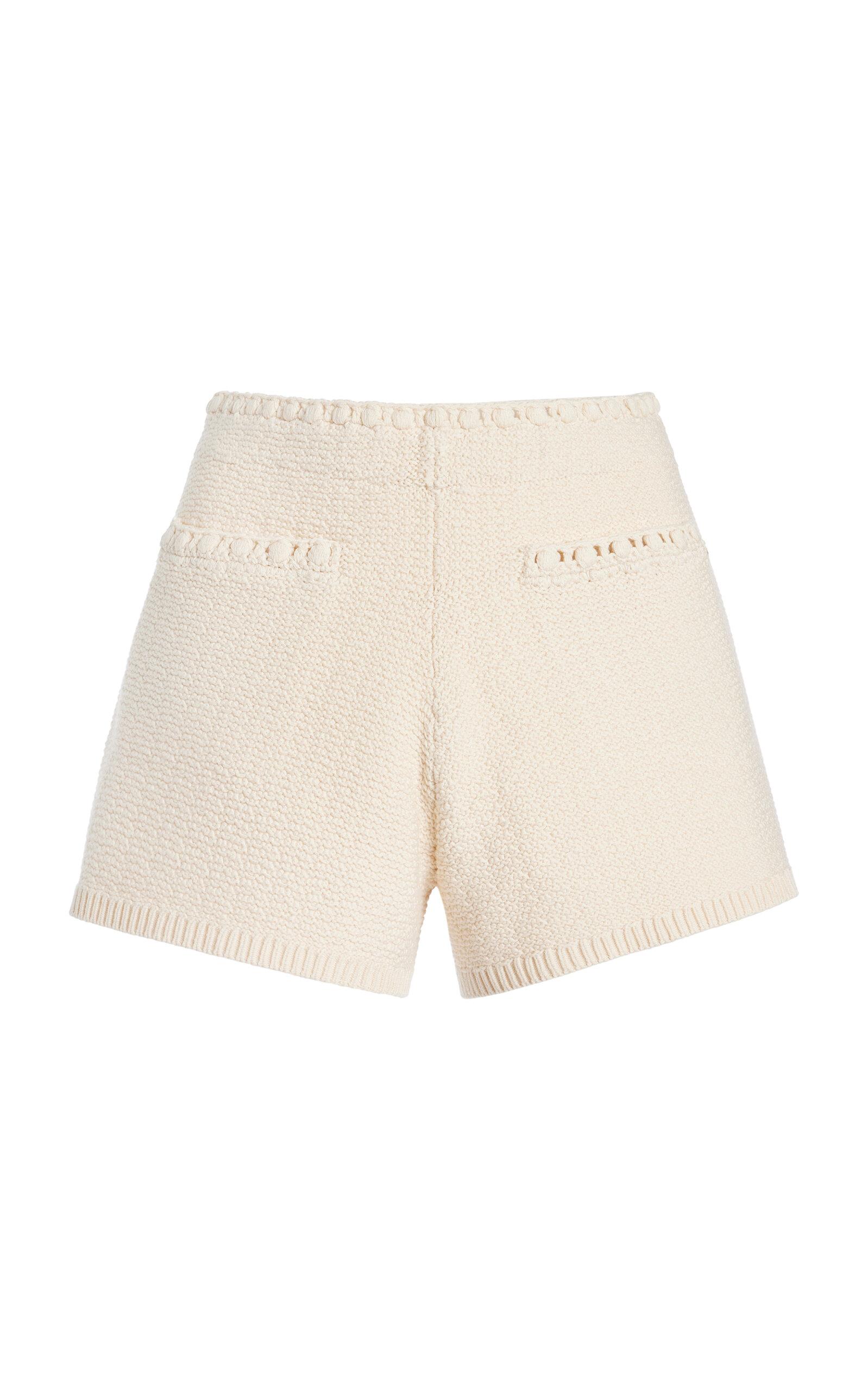 Posse - Exclusive Harlan Knit Shorts - Ivory - - Moda Operandi by POSSE