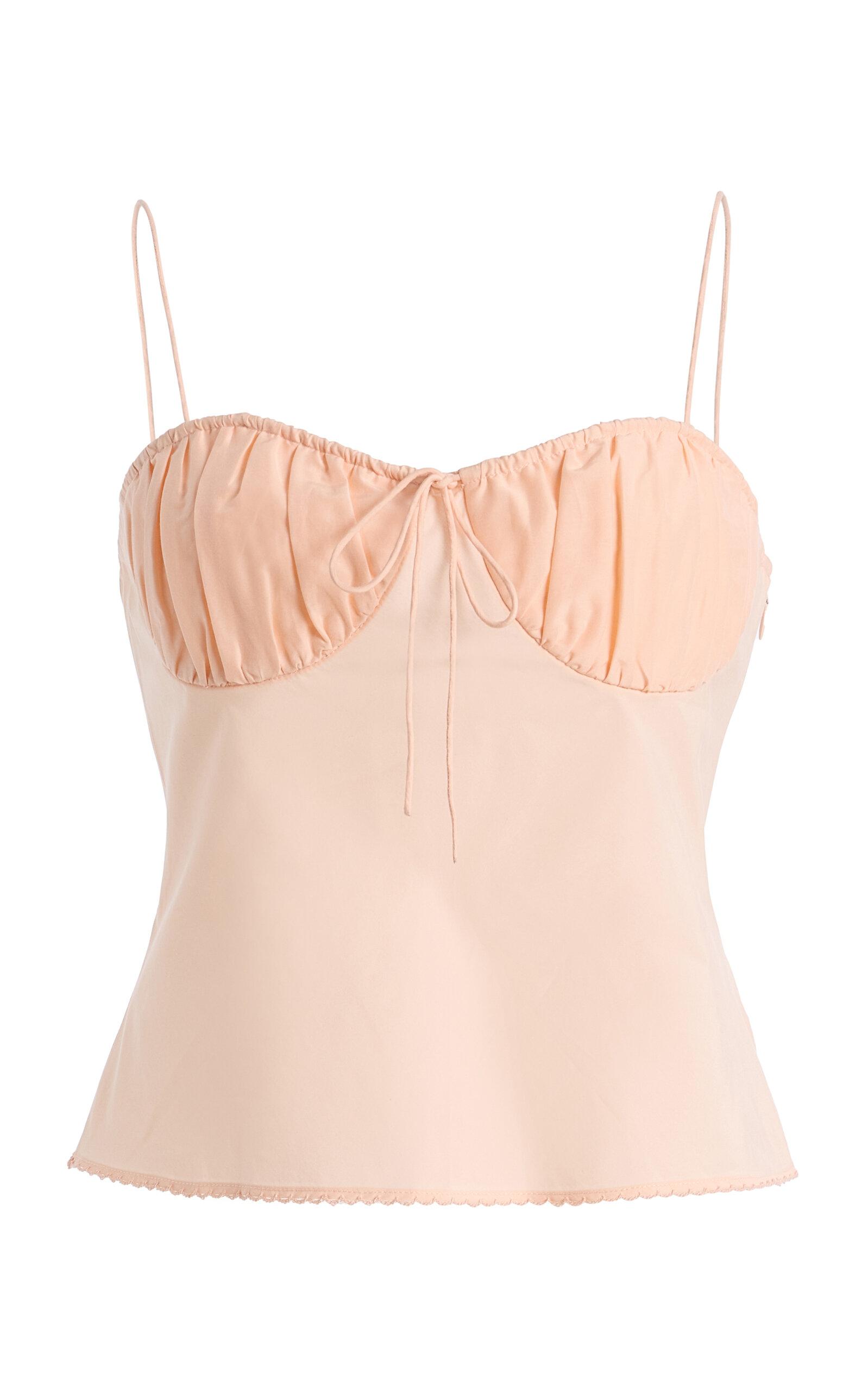 Posse Exclusive La Isla Willow Cotton-Silk Camisole Top - Moda Operandi by POSSE