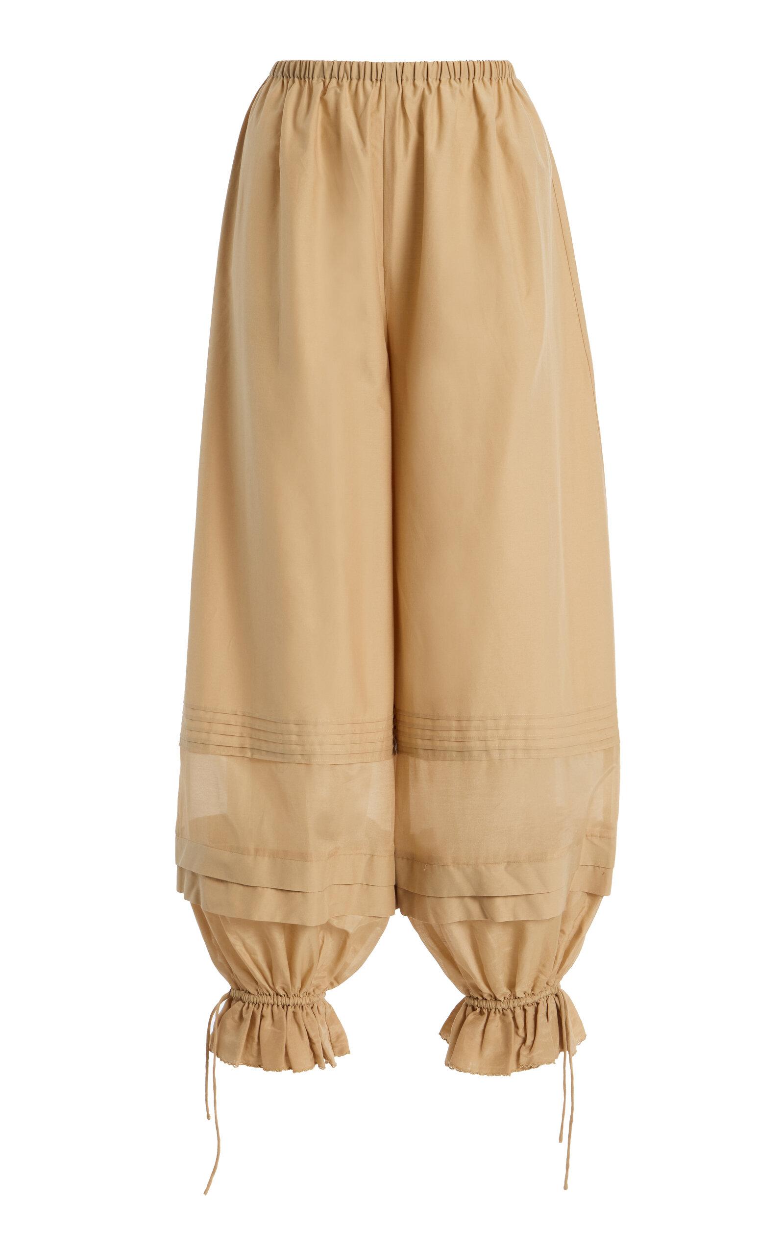 Posse Exclusive Pearl Cotton-Silk Balloon Pants - Moda Operandi by POSSE