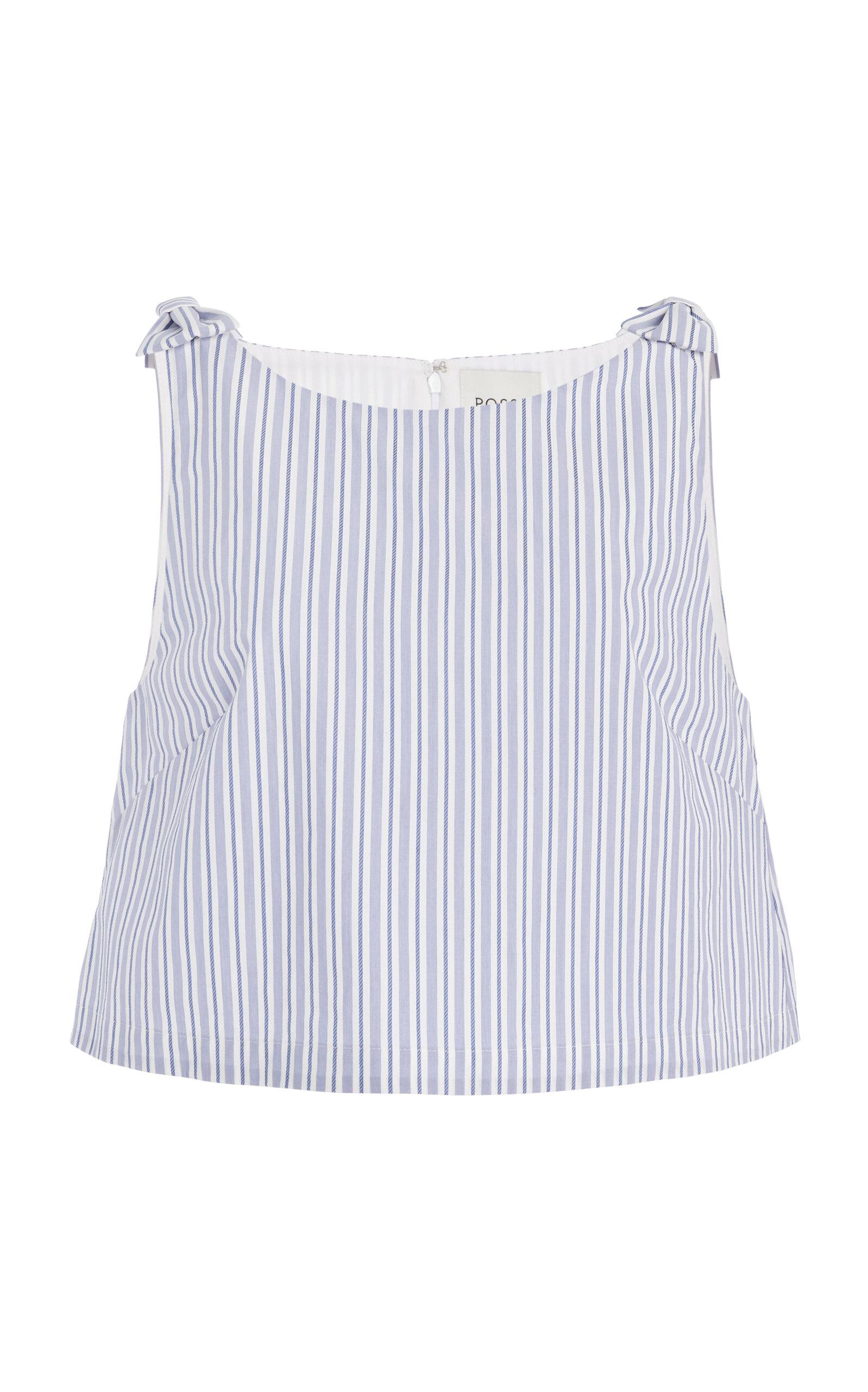 Posse - Exclusive Romeo Cotton Top  - Stripe - - Moda Operandi by POSSE