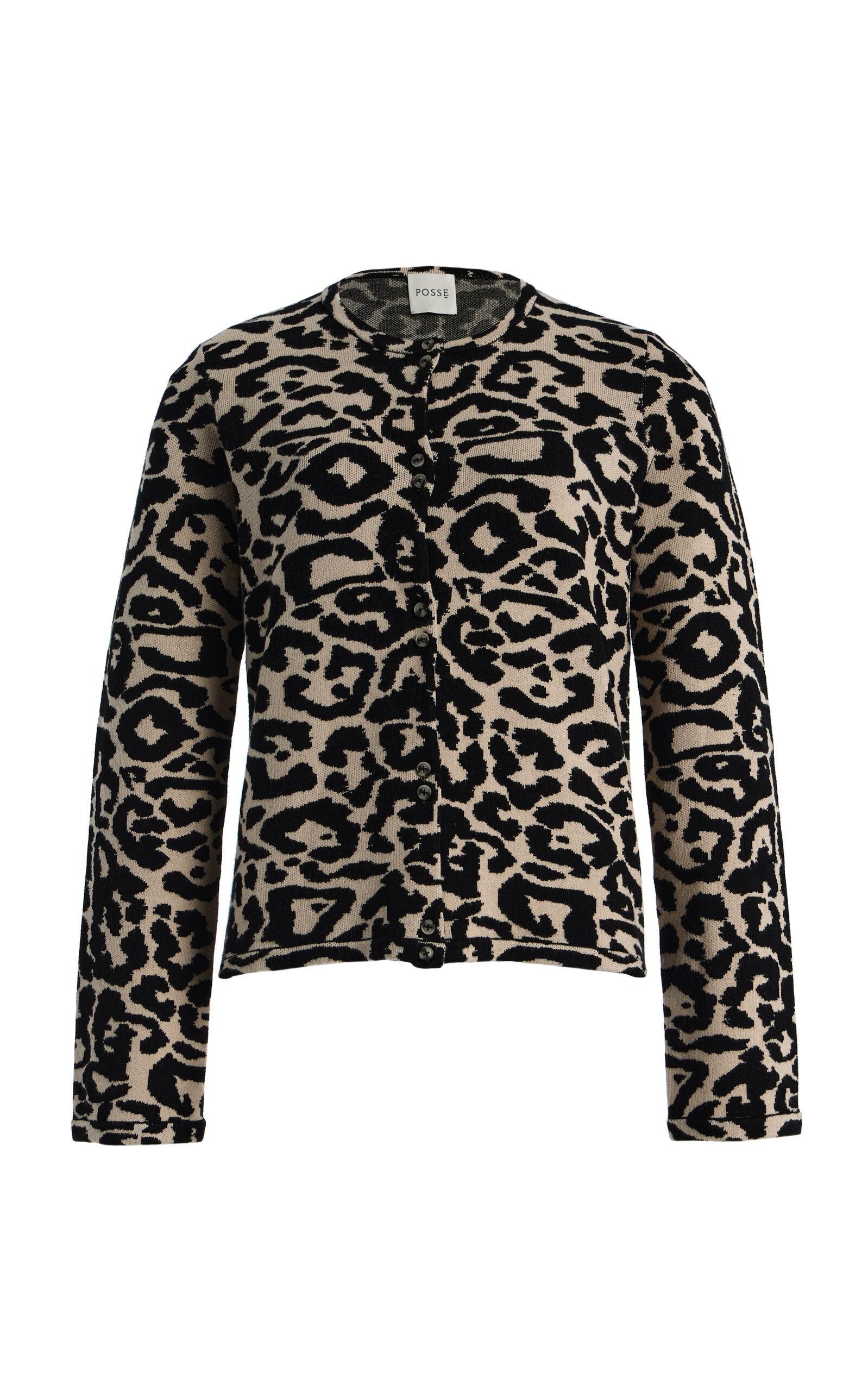 Posse Exclusiveexieopard Knit Cardigan - Moda Operandi by POSSE