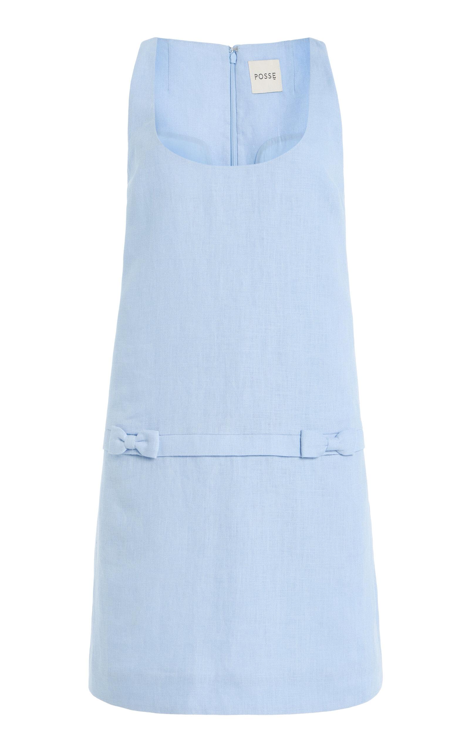 Posse Harper Linen Mini Dress - Moda Operandi by POSSE