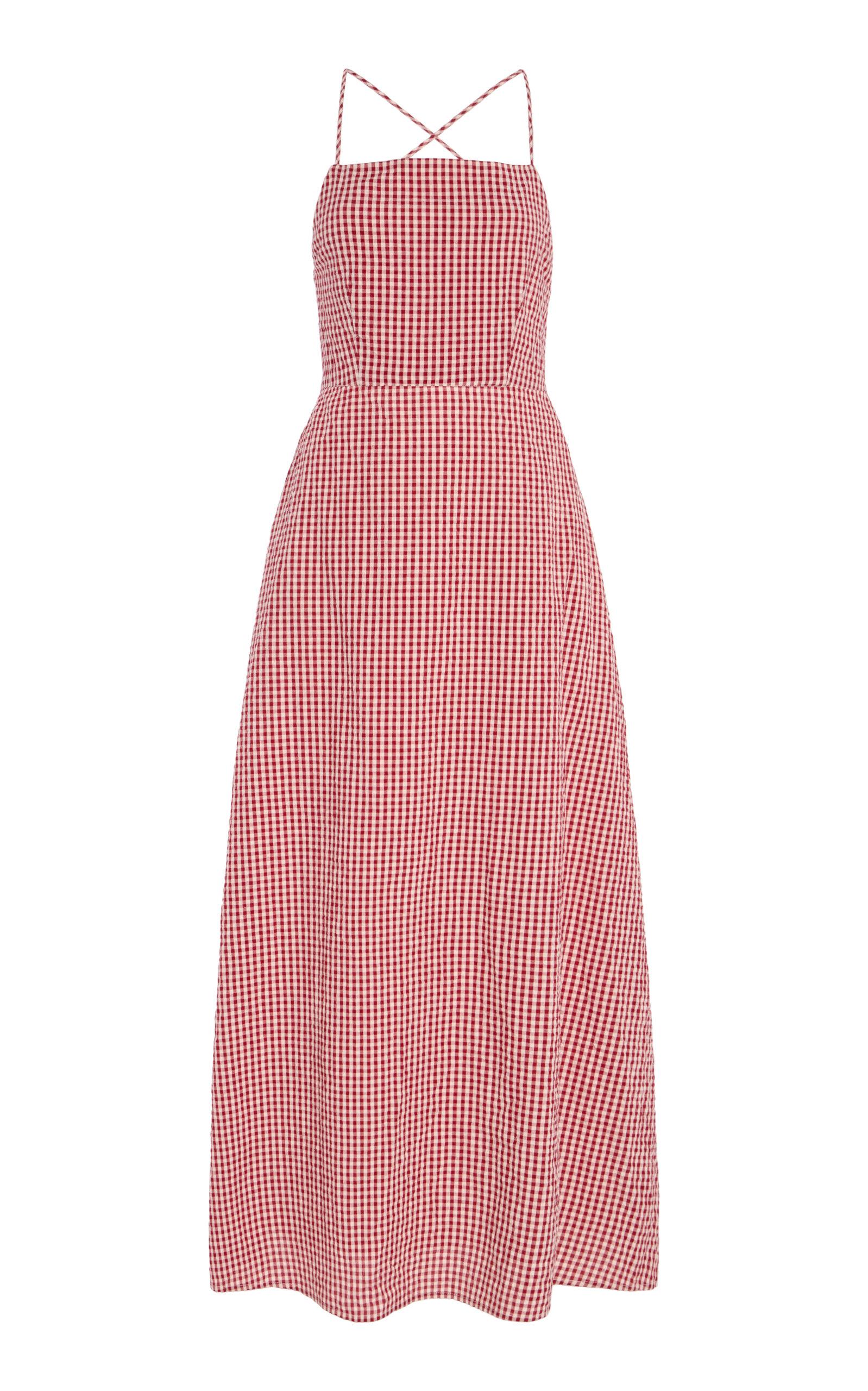 Posse Lori Tie-Back Cotton Maxi Dress - Moda Operandi by POSSE