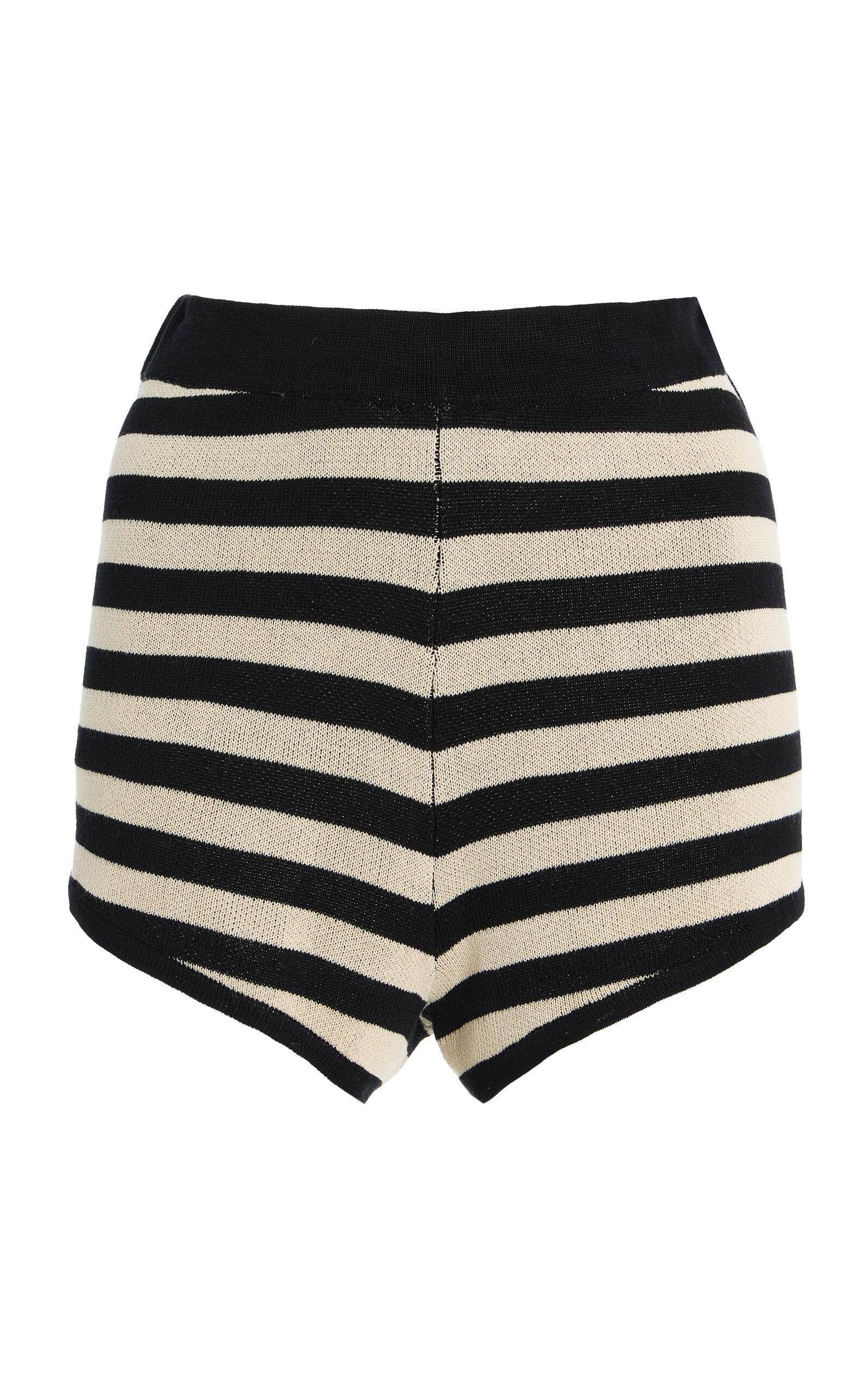 Posse Miles Striped Knit Shorts - Moda Operandi by POSSE