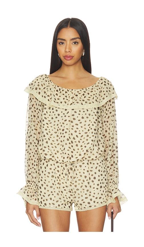Posse Priscilla Blouse in Beige by POSSE