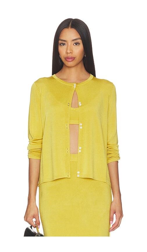 Posse Rae Cardigan in Yellow by POSSE