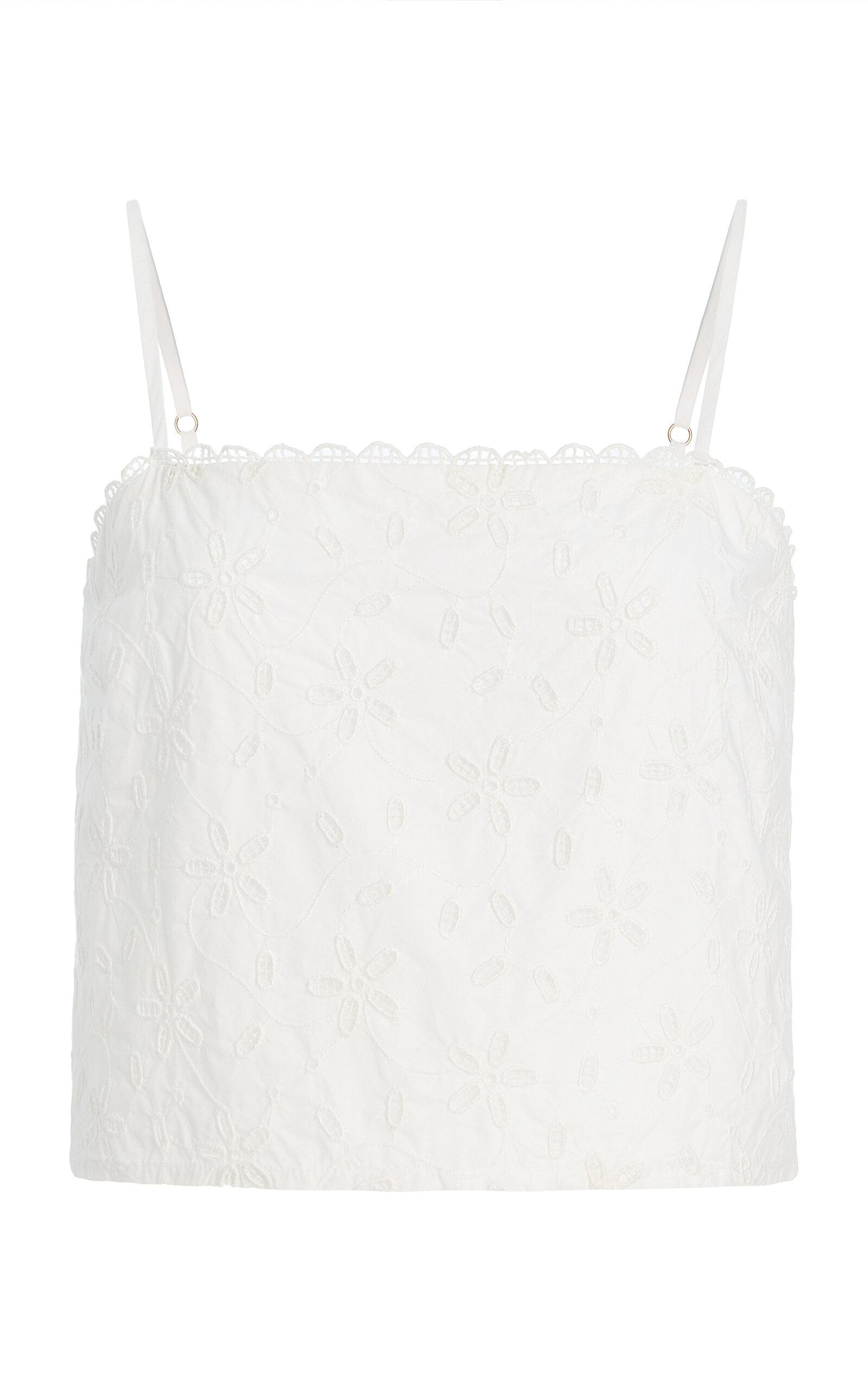 Posse Salma Eyelet Cotton Top - Moda Operandi by POSSE