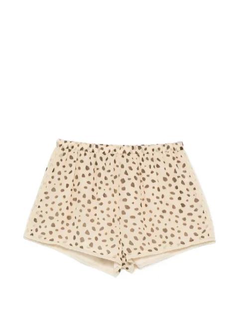 Priscilla leopard-print shorts by POSSE