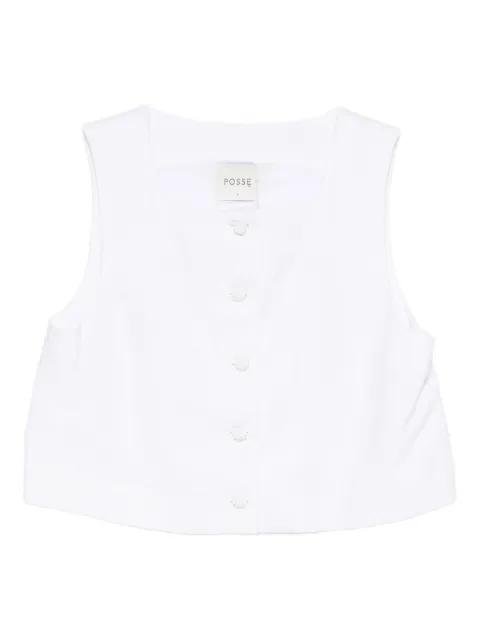 Rio button vest top by POSSE