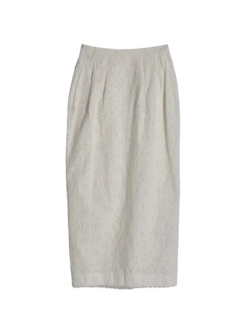 Salma floral column mid skirt by POSSE