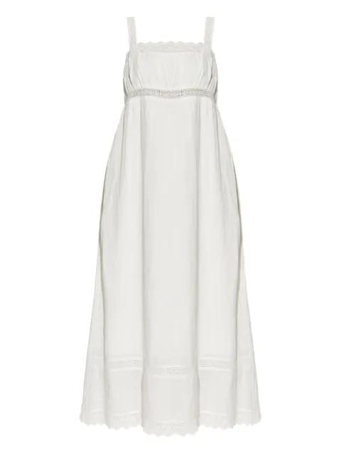 lace-detailing midi dress by POSSE