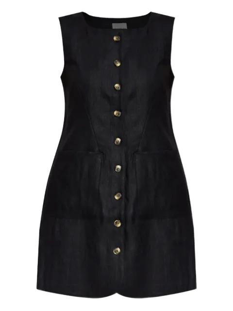 linen mini dress by POSSE