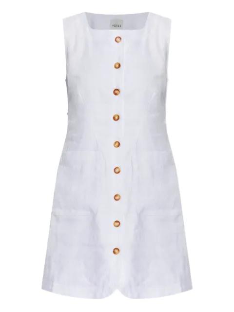 linen mini dress by POSSE