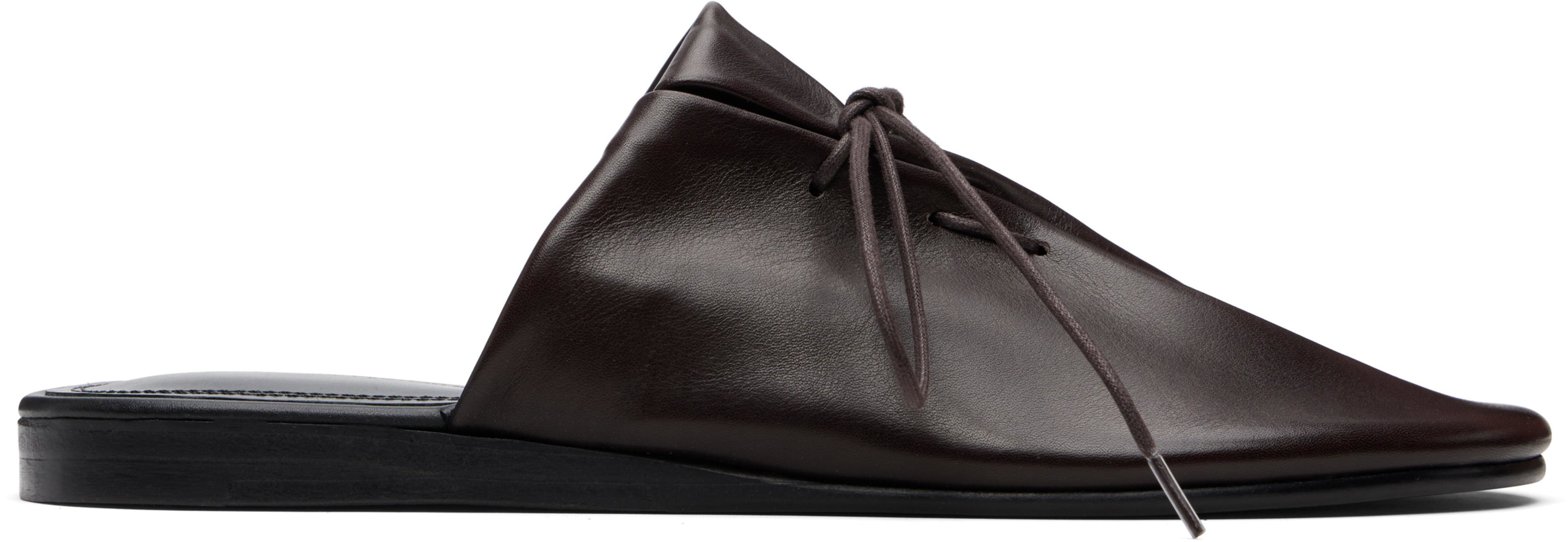 Brown Drifter Slip-on Loafers by POST ARCHIVE FACTION (PAF)