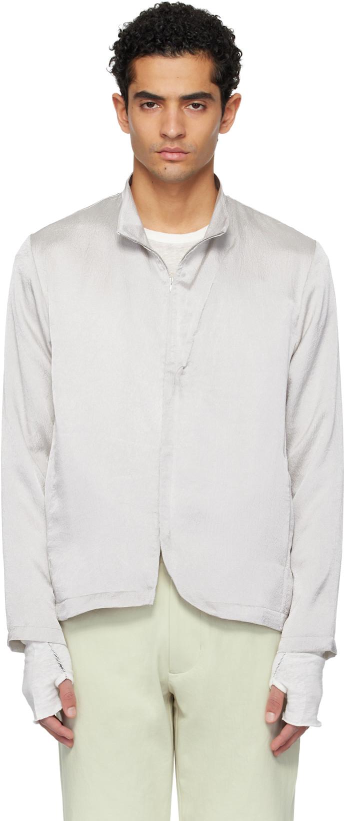 Gray Archive Track Jacket by POST ARCHIVE FACTION (PAF)