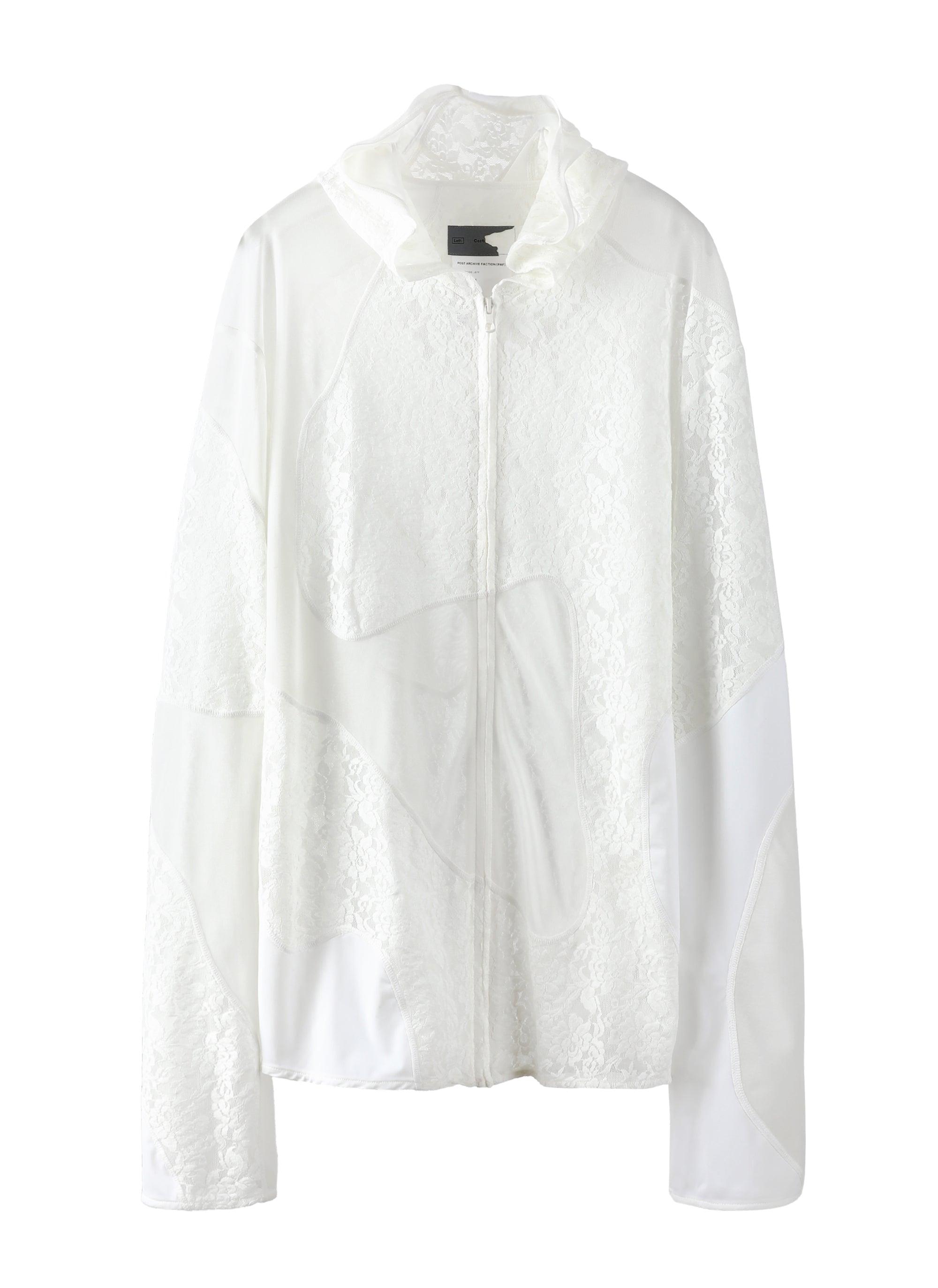 POST ARCHIVE FACTION (PAF) - 5.0+ Hoodie Left - (White) by POST ARCHIVE FACTION (PAF)
