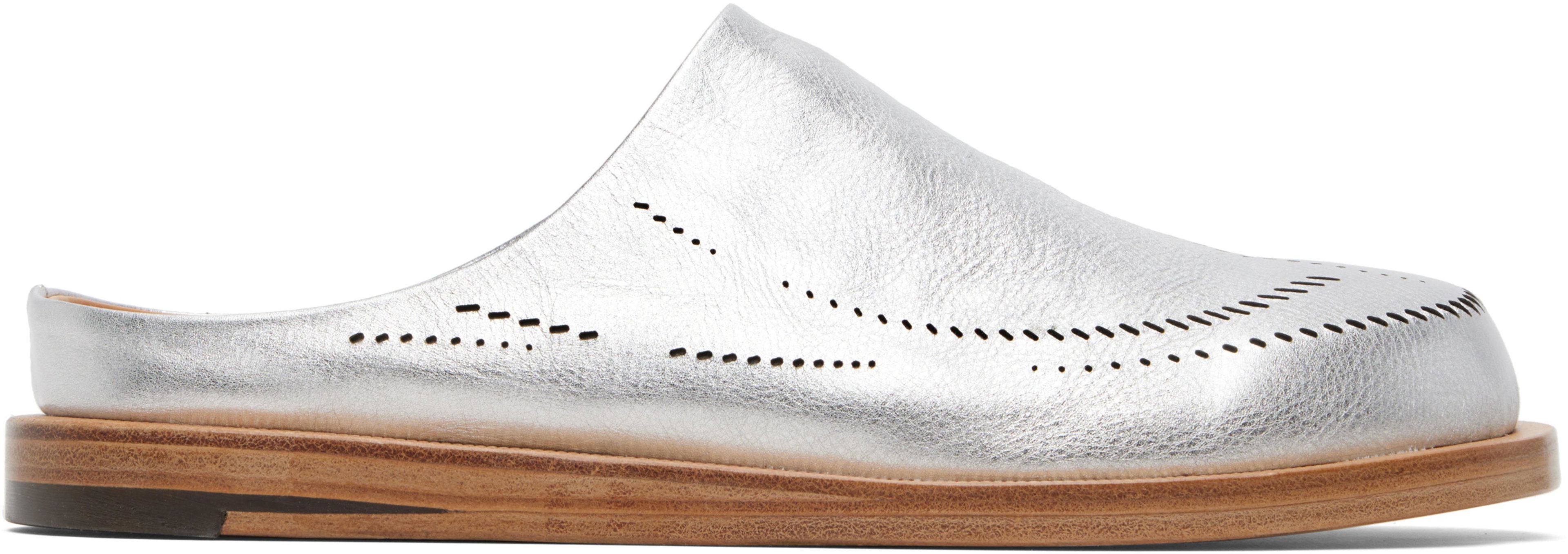 Silver Breath Slip-on Loafers by POST ARCHIVE FACTION (PAF)