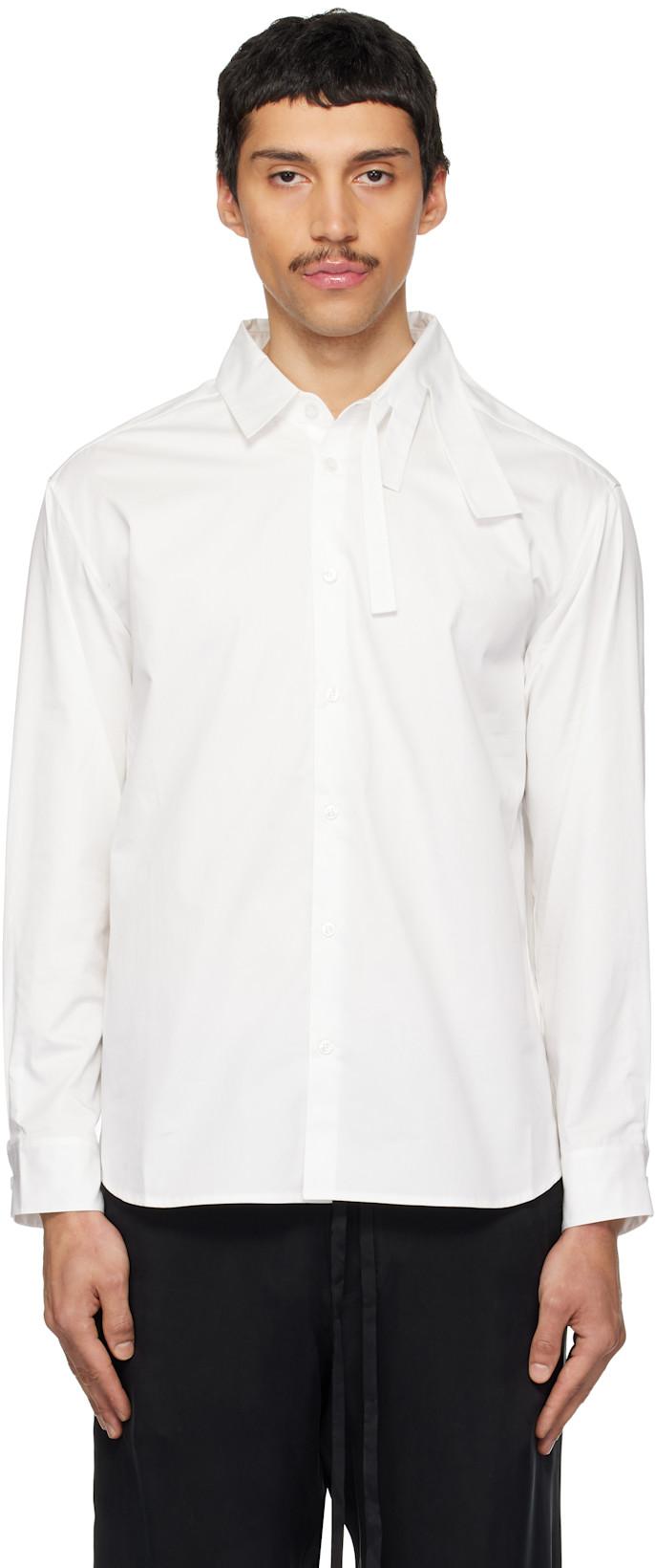 White Trimmed A Shirt by POST ARCHIVE FACTION (PAF)
