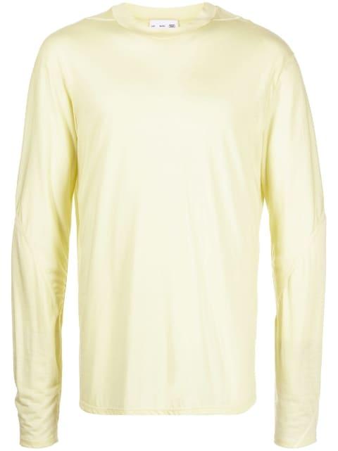 bias-cut long-sleeve top by POST ARCHIVE FACTION (PAF)