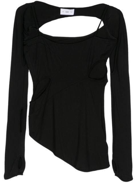 cut-out detail asymmetric top by POST ARCHIVE FACTION (PAF)
