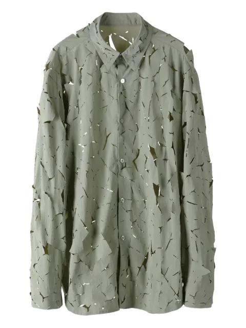 cut-out shirt by POST ARCHIVE FACTION (PAF)