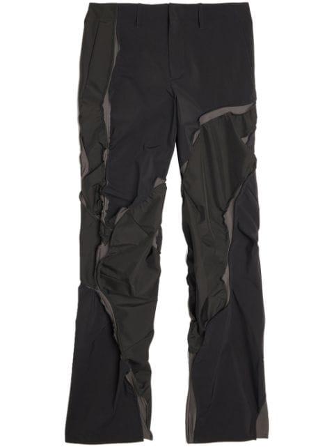 layered-design tapered trousers by POST ARCHIVE FACTION (PAF)
