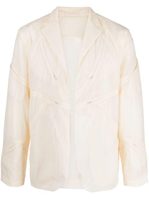 multiple-zipper detail blazer by POST ARCHIVE FACTION (PAF)