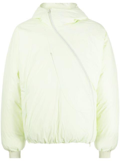 off-centre padded jacket by POST ARCHIVE FACTION (PAF)